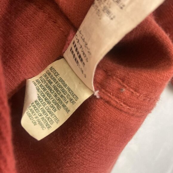 LL Bean Corduroy Jacket Womens Medium Petite PM Pockets Button Up Red Fall - Picture 14 of 16